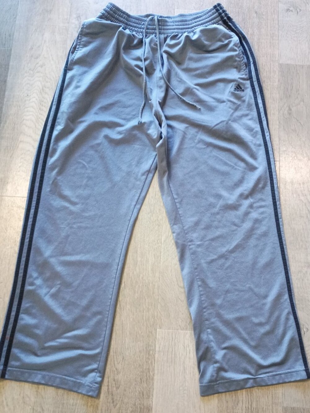 Adidas Men's 3-Stripes Tricot Open Hem Track Pants Sporty Sweatpants - Size L